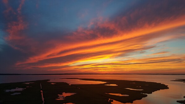 Gorgeous sunsets while you swim in the roof top pool.