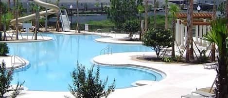 Large pool area