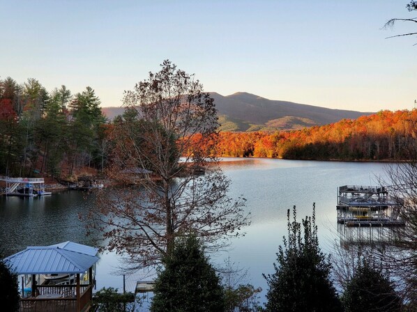 View of the lake