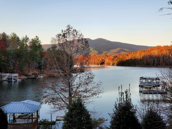 View of the lake