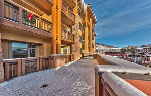 View of the gondola from the patio