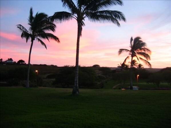 Sunset from the lanai