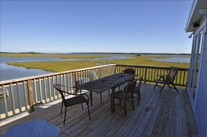 2nd floor observation deck - Deep Hole Creek,  Assateague is in distance. Wow!