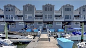 view of the units "2nd and 3rd floor" from the dock