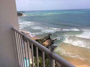 Balcony view to the left