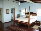 Sleep in island-style luxury in the master bedroom