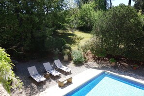 View from the upstairs terrace