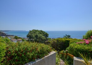 Vue sur la plage ou l’océan