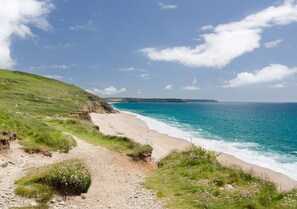 Only a minute's walk to Porthleven beach