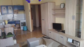 Living room with LCD TV