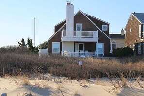 View of the house from the boardwalk