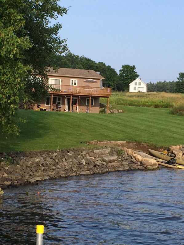 View of home from the water/dock