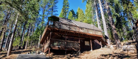 Front of the cabin.