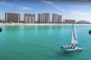 Beautiful ocean water of the Gulf of Mexico