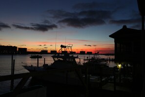 Beautiful sunset at Destin Harbor