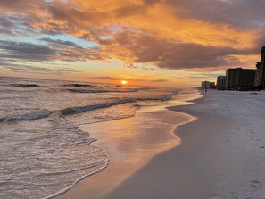 Beautiful fall sunset 