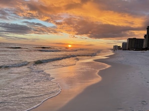 Beautiful fall sunset