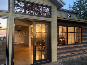 looking from deck to dining room 