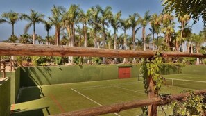 Grass tennis court!