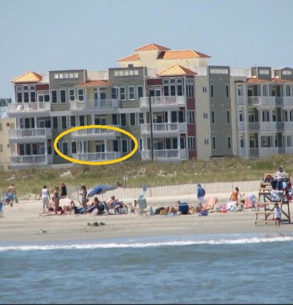 Condo from the beach.