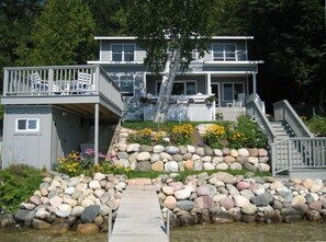 Lakeside View of Cottage
