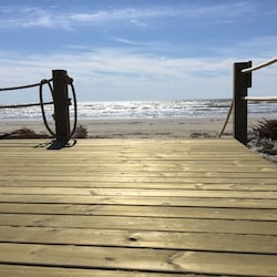 Private, seaside deck!