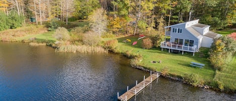 Drone photo prior to replacing the dock