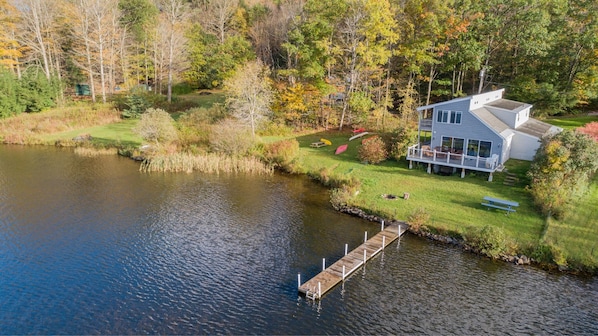 Drone photo prior to replacing the dock