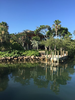 View of the property from the water
