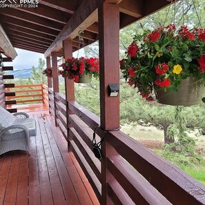 Front deck facing east