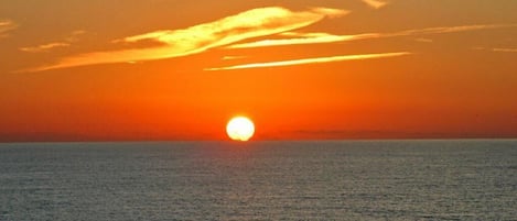 Enjoy this spectacular sunset every night at our 'Condo in Paradise'