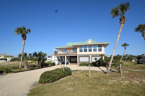 Long driveway - for cars, golf carts and your boat