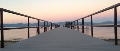 Sunset from private pier