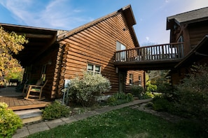 Plenty of outdoor sitting space to welcome in the serene views.