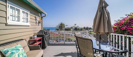 Front deck with sweeping Ocean Views