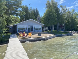 View of house from end of dock