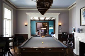 The Billiards Room (looking toward Great Room & Ballroom)