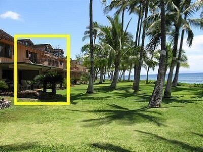 This is the 3 bedroom townhouse in the yellow box. Ocean right there!