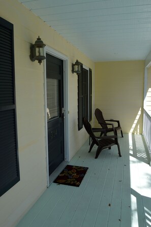 Shady Covered Front Porch