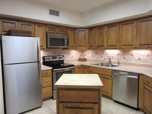 New up-dated cabinets and appliances