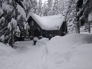 Driveway is always plowed after a storm