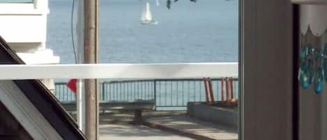 Enjoy Views of Seabright Beach from Deck, Living & Dining Rooms, & Loft Bedroom