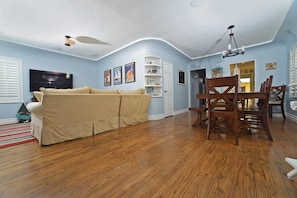 LIVING ROOM AND DINING ROOM