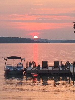 new dock 2017, room for Pontoon, ski and wake boats