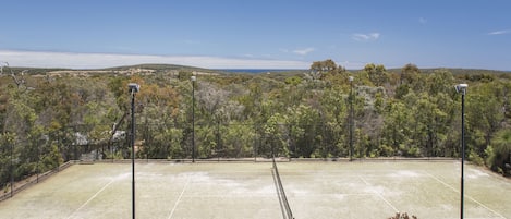 View from deck out to the coast