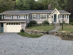 Front of house, late summer