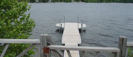 Just steps away to incredible swimming , fishing and boating on a 3 mile pond