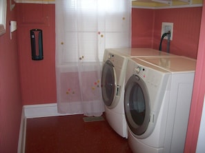 1st Floor Laundry Room, Washer& Dryer.