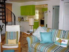 Relax in the cozy living area