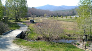 Mountain views at Maggie's Farm with  Creek running through the whole property.